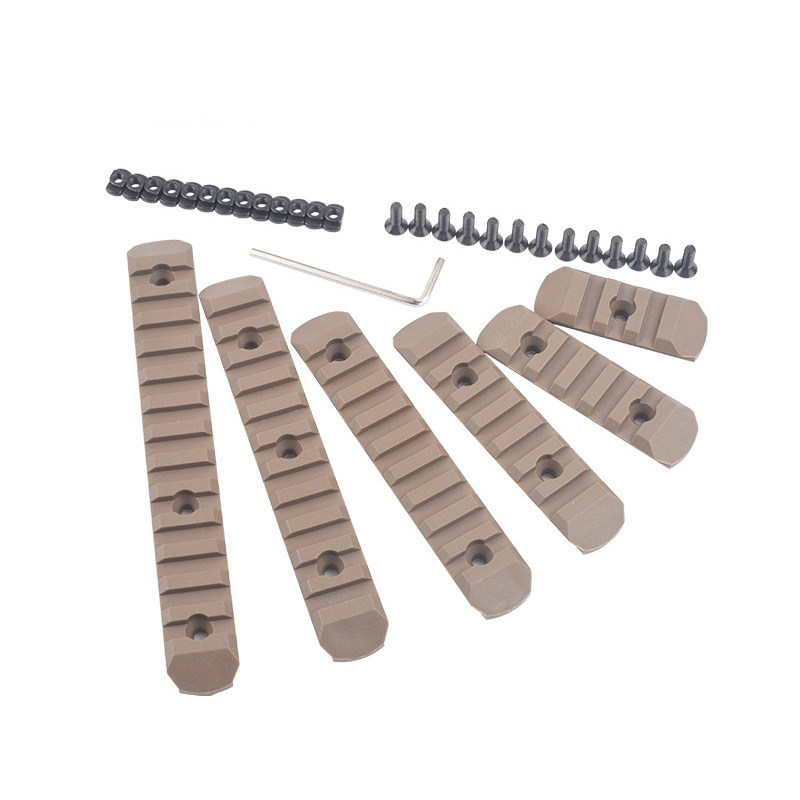 NERF Hot Fire Soft Bomb M-lok equipped MI fish bone Keymod hole Mlok hanging Pictin nylon rail NSR