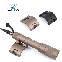  WADSN WADSN M300 metal M600 strong light flashlight CNC aluminum alloy modified rollover bevel bracket base
