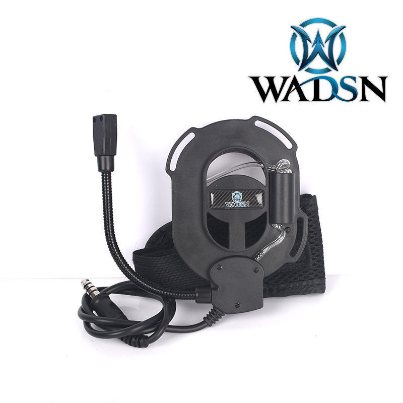 Wardson tactical headphones, air conduit, single-sided headband, special forces, COSplay military fan communication equipment
