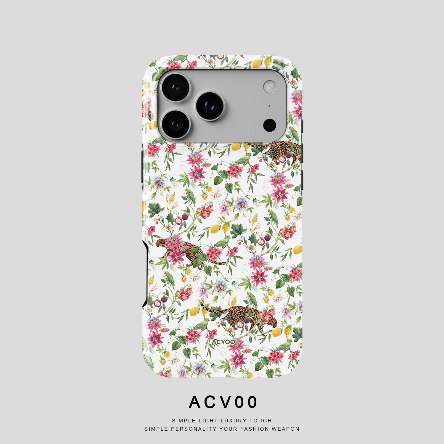 Vintage Black Floral Pattern 21 iPhone Case