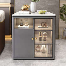 Modern simple sofa side cabinet corner table tea table mobile 65 square coffee table living room tea table square side table