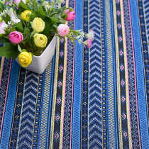 Restaurant coarse cloth table cloth Guangxi Zhuang Zhuang brocade thickened B&B ethnic fabric characteristic decorative cotton and linen