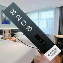 Hotel room number customized stainless steel electronic luminous doorbell for high-end hotel room box