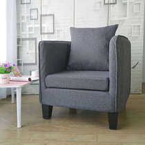 Lazy sofa single fabric sofa cafe deck internet cafe sofa chair small apartment bedroom sofa chair north