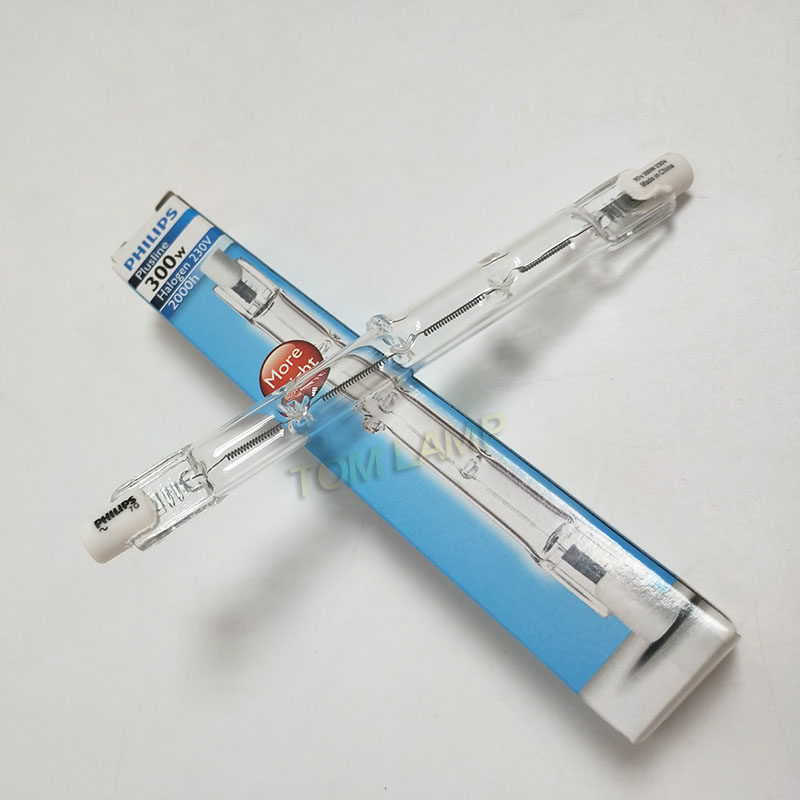 Philips solar lamp QVF135 lawn light tube double end halogen tungsten high temperature iodine tungsten lamp 300W500W ultra bright light tube