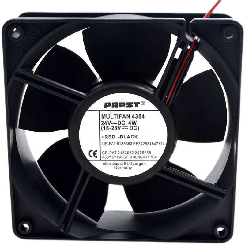 Original dress papst MULTIKAN 4354 24V 24V 4W 4W 12CM 12CM 12CM frequency inverter axial fans