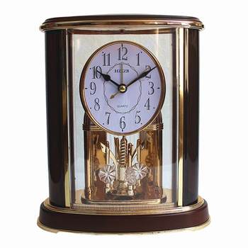 European-Style Antique Crystal Diamond Table Clock, Living Room Home Accessories, Study Creative Small Ornaments, Bedroom Bedside Silent Clock
