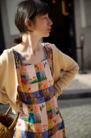 Ядра Cosmos 23ss Holiday Retro Color Tulip короткая юбка Xia sian тонкая подвеска