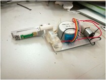 Detection device for micro-flow control of chemical electrodes (bookable processing)