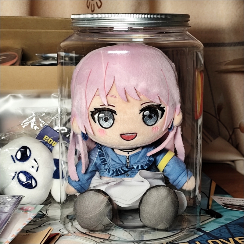 Mygo Doll Gsc Cotton Doll Storage Display Box Fufu Plush Doll Figurine Blind Box Transparent Dustproof Jar Mygo Doll Gsc Cotton Doll Storage Display Box Fufu Plush Doll Figurine Blind Box Transparent Dustproof Jar