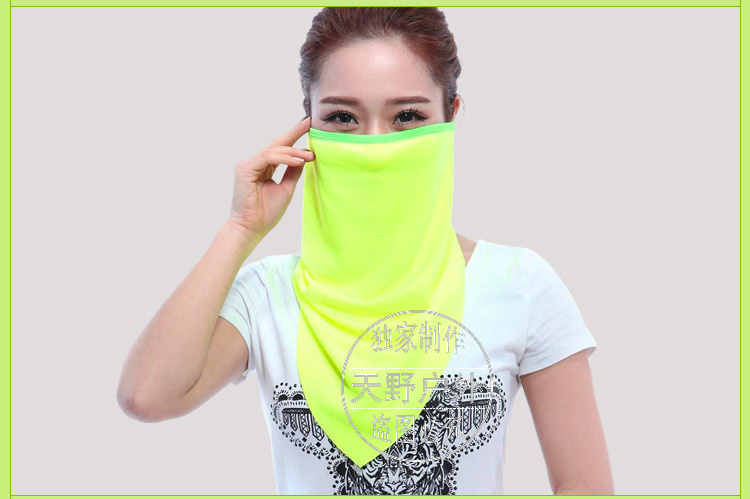 Mùa hè mới chống nắng cưỡi headband UV bảo vệ mặt nạ gấp cổ áo mặt nạ nam và nữ chống bụi - Kerchief / Earflap sỉ lẻ khăn ống đa năng