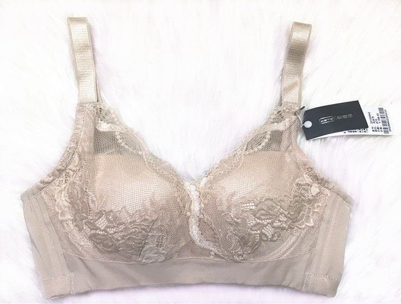 Deficit Clear Cabin Special Cabinet Midmold Cotton ABC Cup Breathable no-ring Seamless Delicate Embroidery Adjustment Bra