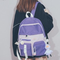 ins school bag female Han version original juku ulzzang department elementary school students junior high school high school students double shoulder bag large capacity backpack