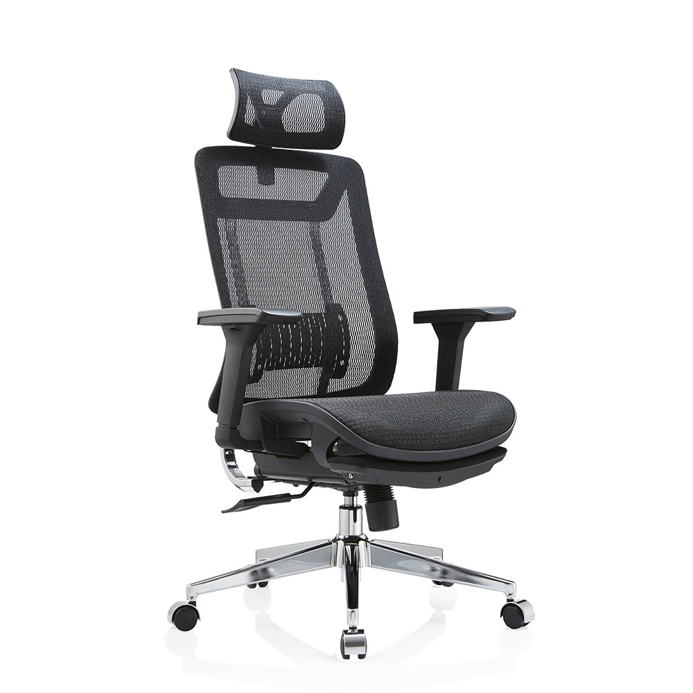 Office chair Nursing waist computer chair Home Breathable Mesh Boss Chair Can Flat For Lunch Break Seat Book Room Lifting Swivel Chair-Taobao
