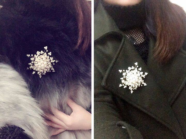 Broche femme en Nacre - Ref 1187160 Image 12