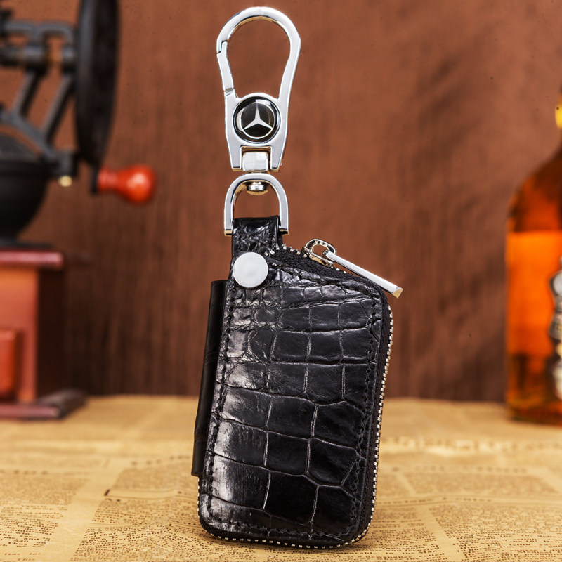 Avocado Leather Car Key Kit Shell Men and Men Genuine Leather Upmarket applicable Toyota Honda Audi BMW General