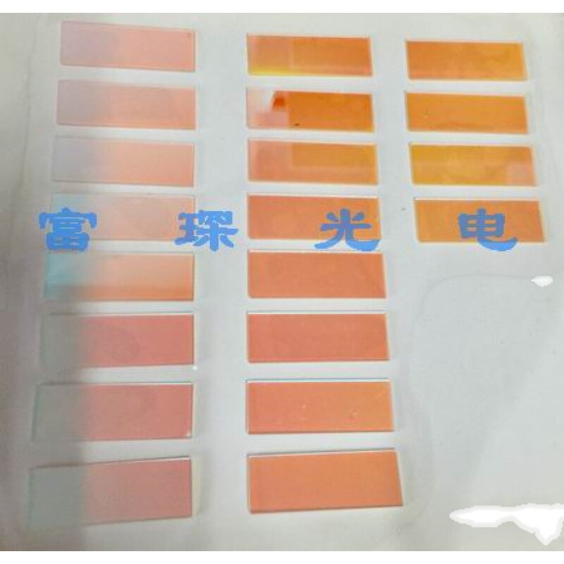 Long wave pass filter 500nm 38*6*1mm paste half coated dimensional spectral