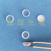 JGS1 Quartz Stepped Window D9mm T=4 3mm Edge Thickness: 3 3mm Uncoated