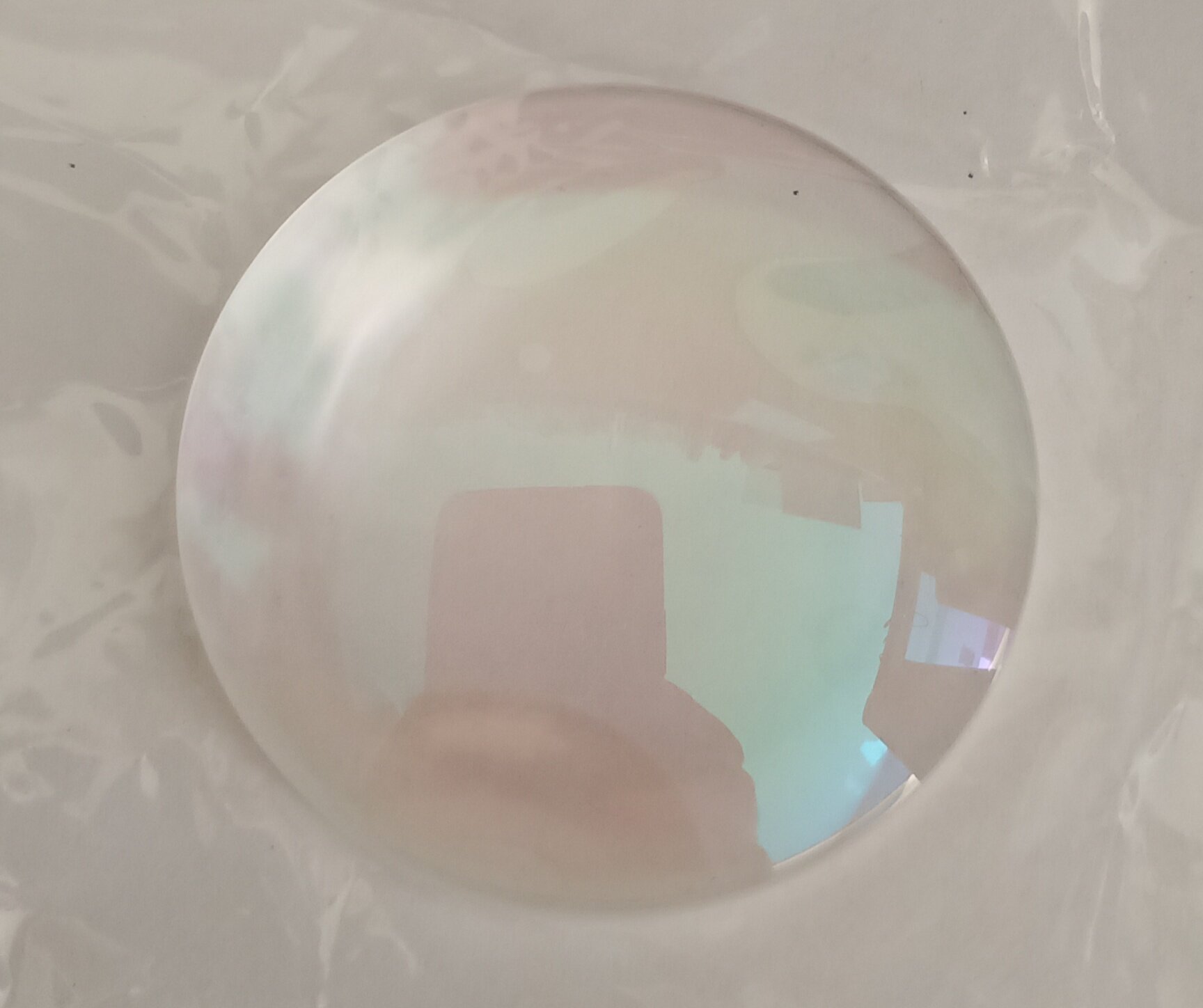 Flat convex lens ordinary quartz, 36mmF=238mm AR430-2100NM