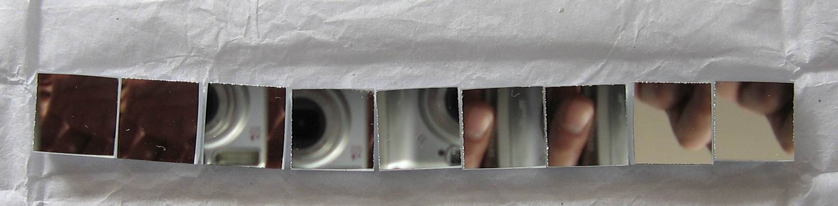 Rectangular flat-concave reflector 10*10 * 3mm F = 28mm