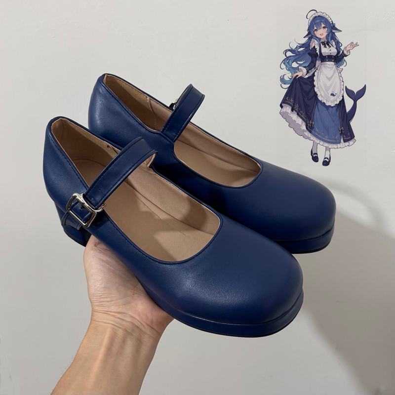 Deepseek Anthropomorphic Cosplay Whale Girl Big Fat Fish Cosplay Dark Blue Mary Jane Shoes Dp Feminized Cosplay Deepseek Anthropomorphic Cosplay Whale Girl Big Fat Fish Cosplay Dark Blue Mary Jane Shoes Dp Feminized Cosplay