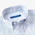 SmartFive kinh doanh áo sơ mi nam tay ngắn sọc cotton cotton chống nhăn mùa hè trung niên size lớn - Áo
