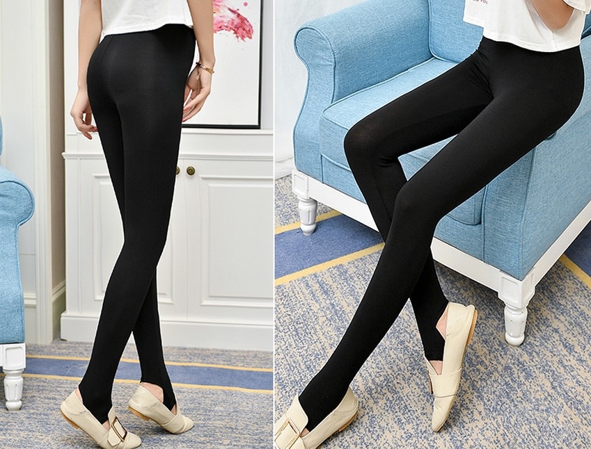 Mùa xuân và mùa hè bông phương thức xà cạp của phụ nữ phần mỏng quần bên ngoài mặc kích thước lớn chất béo MM là mỏng cao eo bước chân tập thể dục quần quần legging đùi