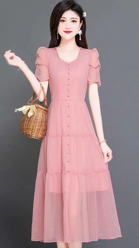 Tencel Dress for Women, Summer 2025 New Fashion, Mid-Length, Elegant, High-End, Stunning Dress for Banquets