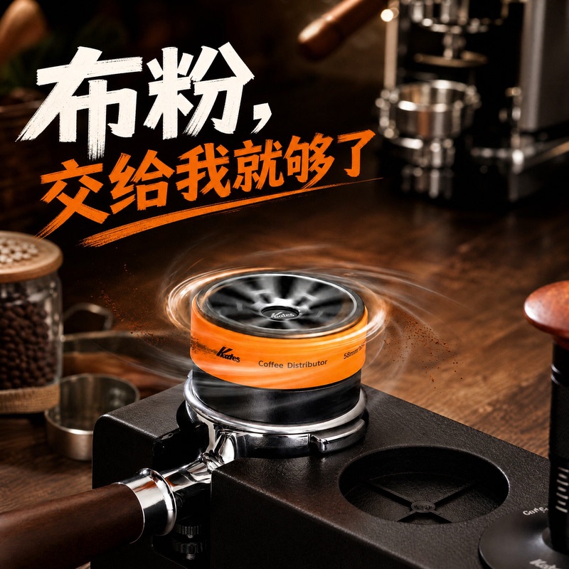 Self-Gravity Coffee Powder Distributor 51/53.3/58.3mm Universal Espresso Machine Accessory for Even Distribution of Powder Self-Gravity Coffee Powder Distributor 51/53.3/58.3mm Universal Espresso Machine Accessory for Even Distribution of Powder