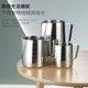 Coffee Latte Art Cup Stainless Steel Latte Art Cylinder Milk Foaming Pot Tip Cup Fancy Embossed Milk Cylinder Professional Latte Artifact