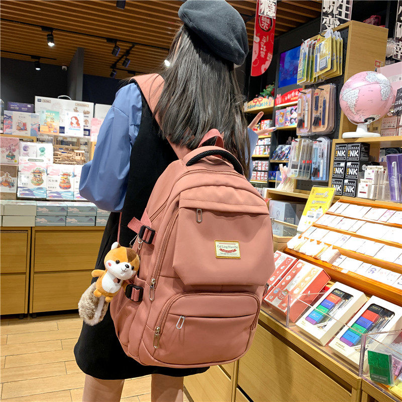 School Bag Women Han Edition Original Juku Ulzzang High School Middle School Student Large Capacity Son of Primary School Students in the Primary School Students' Shoulder Bag