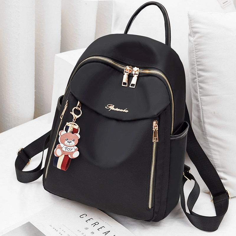 Oxford cloth backpack women's 2021 winter new fashion wild canvas fashion ladies backpack large capacity school bag small bag