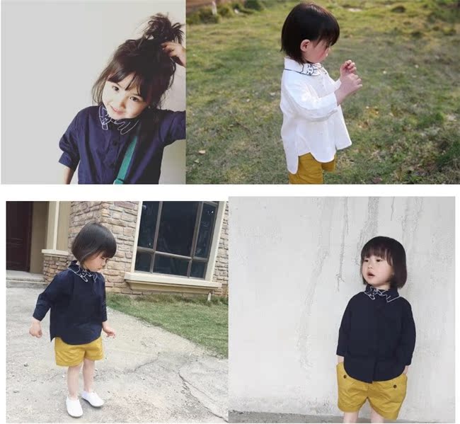 Chemise enfant à manche longue - Ref 2083371 Image 10