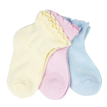 POKO baby pine stockings baby socks June -2 years 2 double dress soft and hygroscopic comfortable and breathable without lefeet