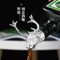 Yege Jagermeister Sage Deer Wine Mouth Creative Animal Deer Head Pour Head Pour House Red Wine Plug