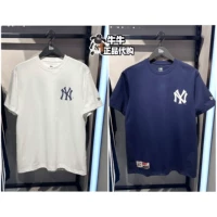 NEW ERA Летняя футболка с коротким рукавом подходит для мужчин и женщин с круглым воротником, 2024 года, свободный крой