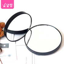 Magnifying makeup mirror Portable HD double-sided beauty mirror 15 times 10 times 5 pores pull blackhead desktop suction cup