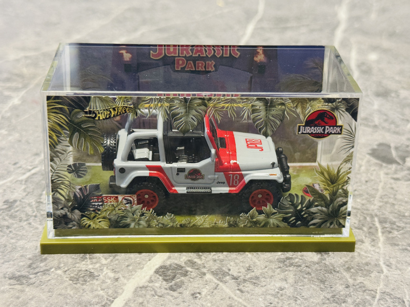 Hot Wheels Entertainment Culture Jurassic Park Theme Display Box (No Car Models‼) Hot Wheels Entertainment Culture Jurassic Park Theme Display Box (No Car Models‼)