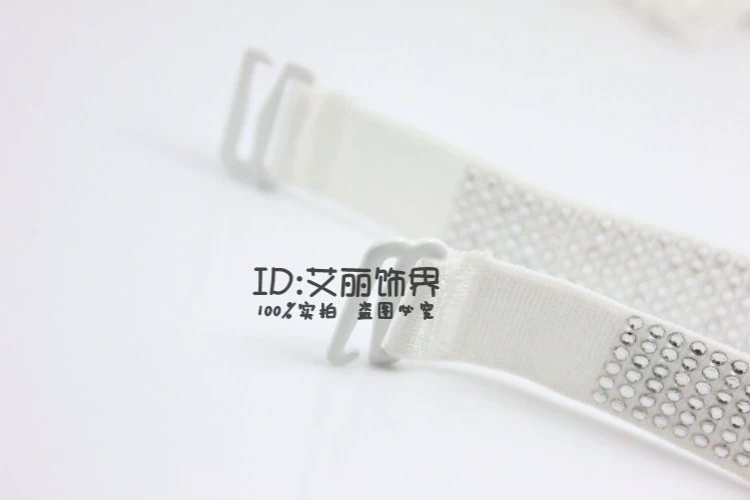 3 cặp thạch mở rộng trong suốt rhinestone dây đeo vai điều chỉnh áo ngực với chéo treo cổ vô hình đồ lót dây đeo vai day ao lot