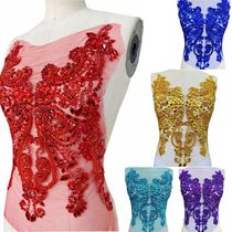 5 Colors Heavy Engineering Nail Beads Hand-sewn Drilling Bright Sheet Bright Diamond Red Gold Blue Purple Clothing Accessories Patch Luxury Decoration