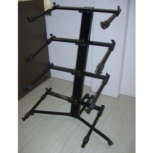 Four Floors Guzheng Rack Electronic Organ Rack Plus Coarse Show Shelf 4 Layers Bracket Vertical Aircraft Rack Metal Book Case Piano Bench