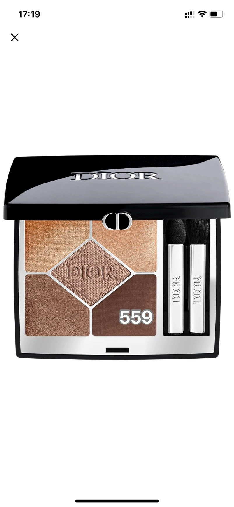 Ограниченная палетка пяти теней Dior/ #689/669/649/559/429