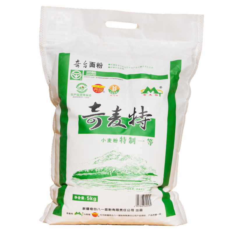 Xinjiang Odd Countertop Pink Matt one powder 5kg10 catty high school gluten new strong essence 81 flour wheat flour wheat flour-Taobao