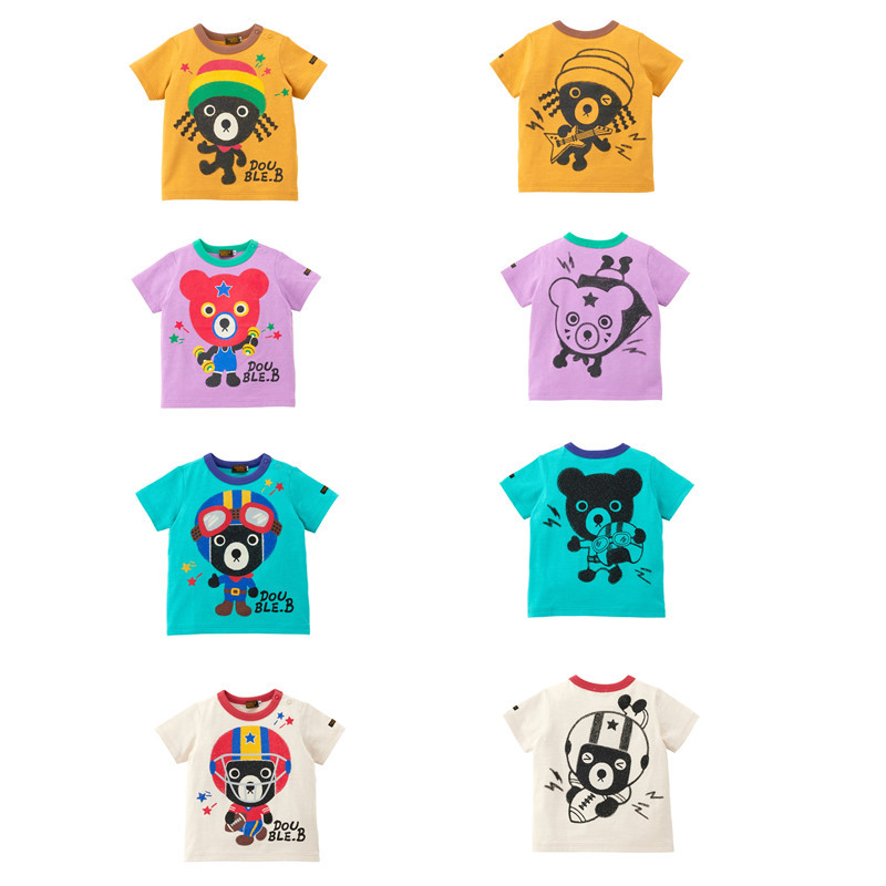 Direct Shipping Flash Sale 25-Year-Old Mikihousedb All-Star Parent-Child Short-Sleeve Shirt 62-5204-140/62-5271-140