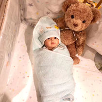 7 fold mikihouse Japanese anti-UV cotton baby bath towel hold quilt 46-8266-789