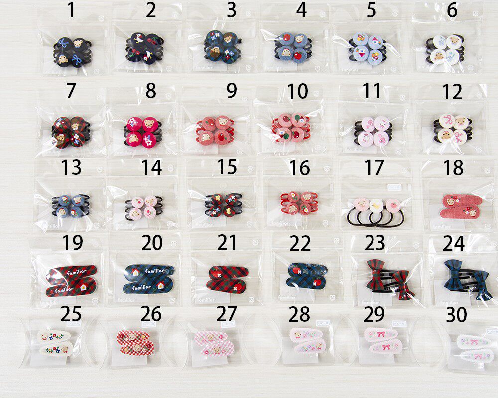 National Japan shopping mall discount familiar children's Cornetto style Baby Bear rabbit Hairband hairclip