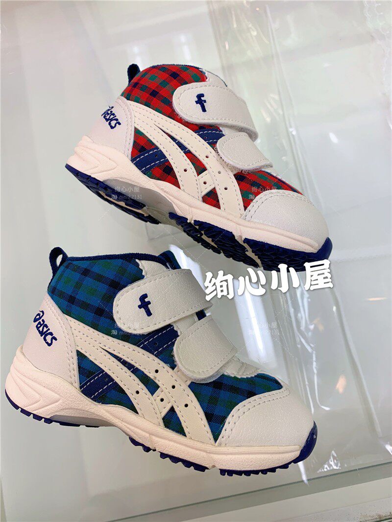 Country Now Japan Mall Discount Familia Asics Partnership Plaid High Cylinder Sneakers 040813