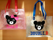 * National current mikihouse db pvc transparent waterproof swimming bag beach bag made in Japan 62-8201-737