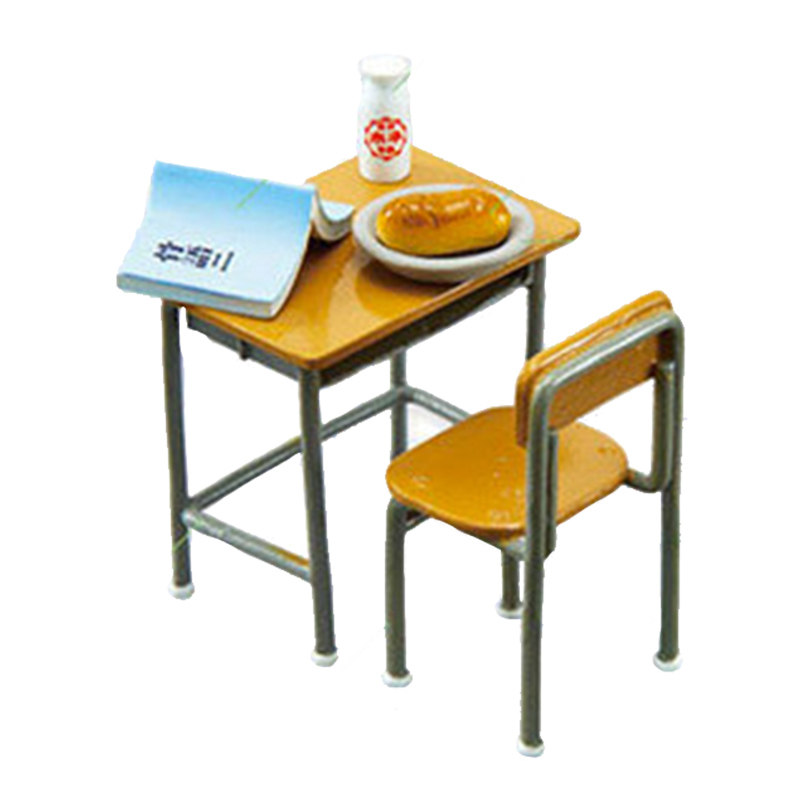 (MOMOTOYS) Japanese re-ment elegant skull little man eating Pose Skeleton