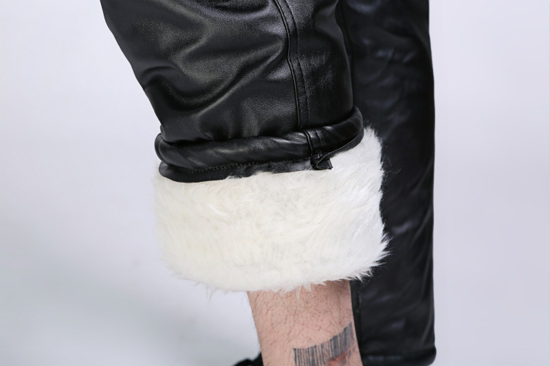 Pantalon cuir homme droit pour hiver - Ref 1478857 Image 30